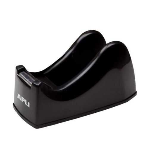 Dispensador de Cinta Adhesiva Apli 14017 - 140 x 65mm - Negro
