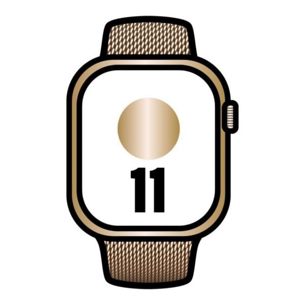 art_apl-watch20mf8y4qlbardera_1 Apple Watch Series 11/ GPS/ Cellular/ 42mm/ Titanio Dorado/ Correa Dorada Milanese Loop