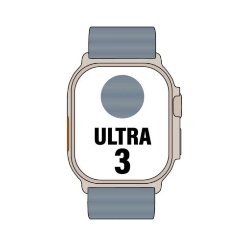 art_apl-watch20ultra20mewh4qlbardera_1 Apple Watch Ultra 3 GPS/ Cellular 49mm Caja de Titanio Natural/ Correa Ocean Azul Naútico