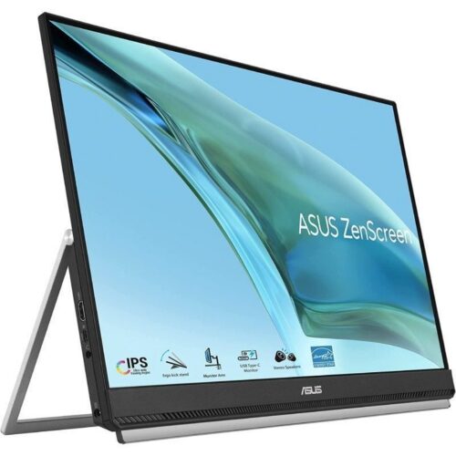 art_asu-m20mb249c_1-2 Monitor Portátil Asus ZenScreen MB249C 23.8"/ Full HD/ Multimedia/ Regulable en Altura/ Negro