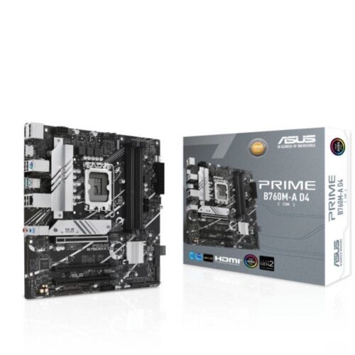 art_asu-pb20prime20b760m-a20d4-csm_1-2 Placa Base Asus Prime B760M-A D4-CSM/ Socket 1700/ DDR4/ PCIe 4.0/ Micro ATX
