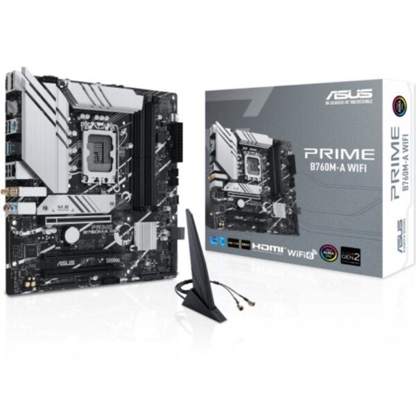 art_asu-pb20prime20b760m-a20wifi_1-2 Placa Base Asus PRIME B760M-A WIFI Socket 1700/ DDR5/ PCIe 4.0/ Micro ATX