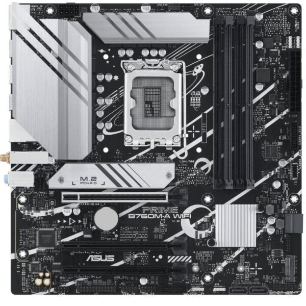 art_asu-pb20prime20b760m-a20wifi_2 Placa Base Asus PRIME B760M-A WIFI Socket 1700/ DDR5/ PCIe 4.0/ Micro ATX