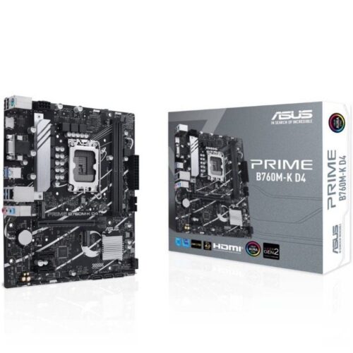 art_asu-pb20prime20b760m-k20d420v2_1-2 Placa Base Asus PRIME B760M-K D4 Socket 1700/ DDR4/ PCIe 4.0/ Micro ATX