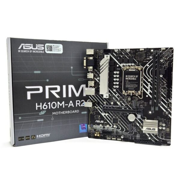 art_asu-pb20prime20h610m-a20r2_1-2 Placa Base Asus Prime H610M-A R2.0/ Socket 1700/ DDR5/ PCIe 4.0/ Micro ATX
