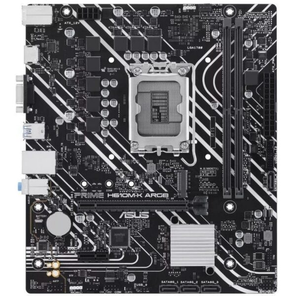 art_asu-pb20prime20h610m-k20argb_2 Placa Base Asus Prime H610M-K ARGB Socket 1700/ DDR5/ PCIe 4.0/ Micro ATX