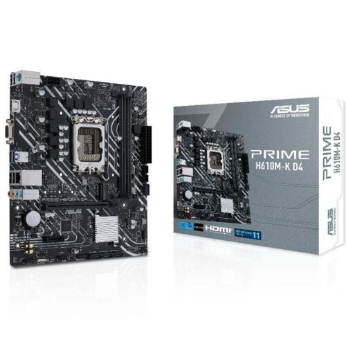 art_asu-pb20prime20h610m-k20d4_1-1 Placa Base Asus Prime H610M-K D4/ Socket 1700/ DDR4/ PCIe 4.0/ Micro ATX