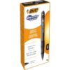 Caja de Bolígrafos de Tinta de Gel Bic Gelocity 526275/ 12 unidades/ Negros