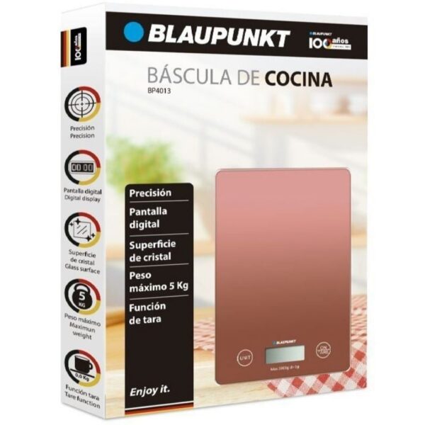 art_blp-pae-bas20bp4013_2 Báscula de Cocina Electrónica Blaupunkt BP4013/ hasta 5kg/ Naranja Claro