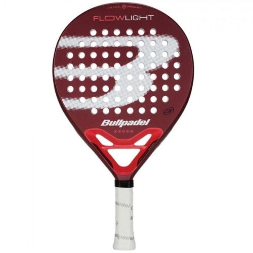 art_bup-pala20pad20flow20lgt2025_1-3 Pala de Pádel Bullpadel Flow Light 25/ Blanca y Roja