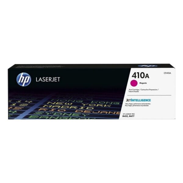 Tóner Original HP 410A Magenta - 2300 Páginas - Compatible con Color LaserJet Pro