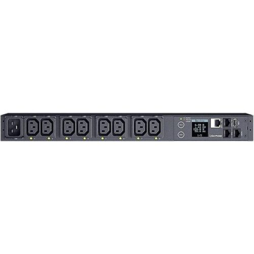 art_cyb-pow20pdu41005_1-2 Unidad de Distribución para Alimentación Cyberpower PDU41005/ 16A/ 8x IEC C13/ Formato Rack 1U