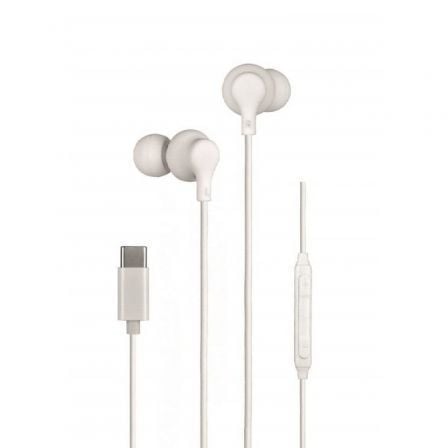 art_dae-aur20dw2016_1-1 Auriculares Intrauditivos Daewoo DW2016/ con Micrófono/ USB Tipo-C/ Blancos
