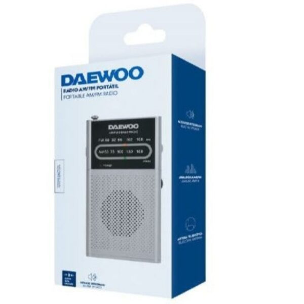 art_dae-radio20dw102720sv_2 Radio Portátil Daewoo DW1027/ Plata