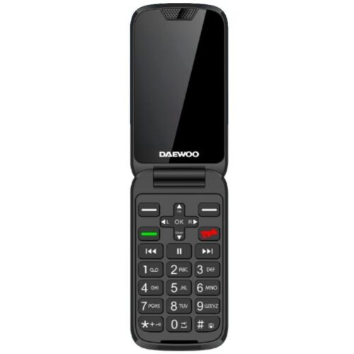 art_dae-tel20dw800520bk_1 Teléfono Móvil Daewoo DW8005 para Personas Mayores/ 4G/ Negro