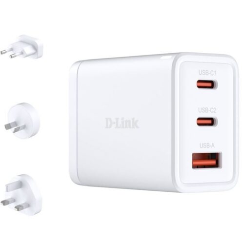 art_dlk-carga20dcp-651_1-1 Cargador GaN D-Link DCP-651 65W - 2xUSB-C + 1xUSB-A - Ultra Rápido y Compacto