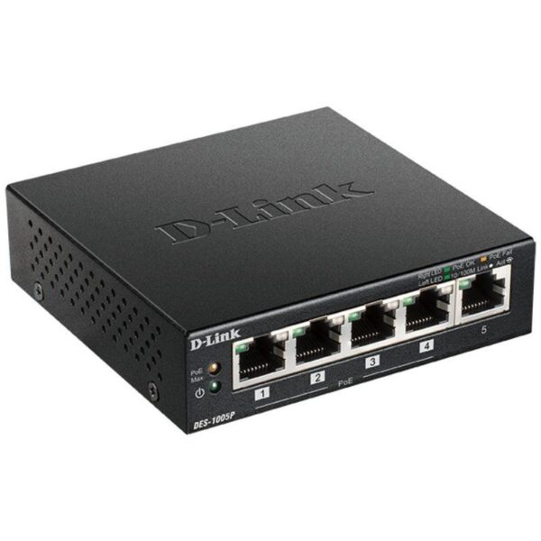 art_dlk-des-1005p_2 Switch D-Link DES-1005P 5 Puertos/ RJ45 10/100Mbps PoE