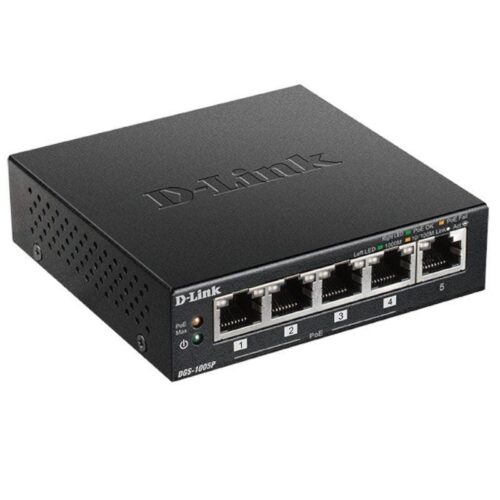 art_dlk-dgs-1005p_1-2 Switch D-Link DGS-1005P 5 Puertos/ RJ-45 10/100/1000 PoE