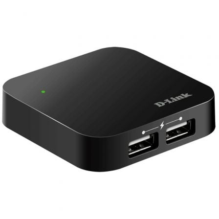 art_dlk-dub-h4_1-1 Hub USB 2.0 con Alimentación Externa D-Link DUB-H4/ 4xUSB