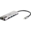 art_dlk-hub20dub-m520_1-2 Docking USB Tipo-C D-Link DUB-M520/ 2xUSB/ 1xUSB Tipo-C/ 1xHDMI 4K/ 1xRJ45/ 1xThunderbolt/ Gris
