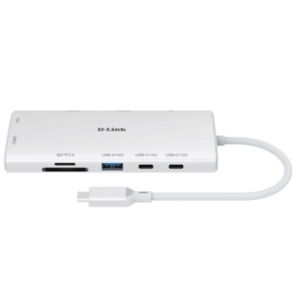 art_dlk-hub20dup-a01_2 Docking USB Tipo-C D-Link DUP-A01/ 1xUSB/ 2xUSB Tipo-C/ 2xHDMI 4K/ 1xRJ45/ 1xLector de Tarjetas/ 1xUSB Tipo-C PD/ Blanco