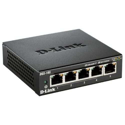 art_dlk-switch20dgs-105_1-1 Switch D-Link DGS-105 5 Puertos/ RJ-45 10/100/1000