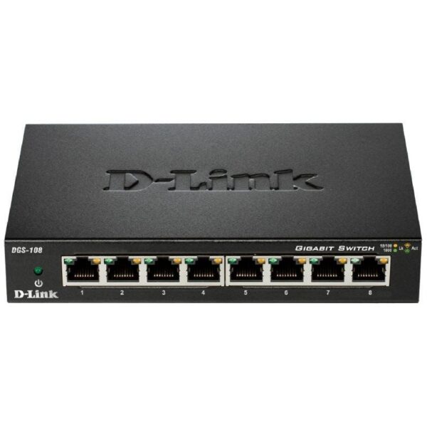 art_dlk-switch20dgs-108_1-2 Switch D-Link DGS-108 8 Puertos/ RJ-45 10/100/1000