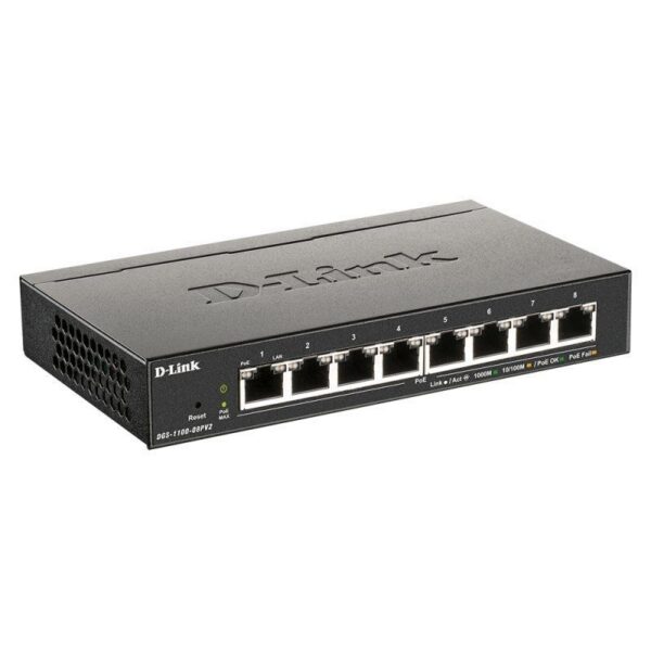 art_dlk-switch20dgs-1100-08pv220e_2 Switch D-Link DGS-1100-08PV2 8 Puertos/ RJ-45 10/100/1000 PoE