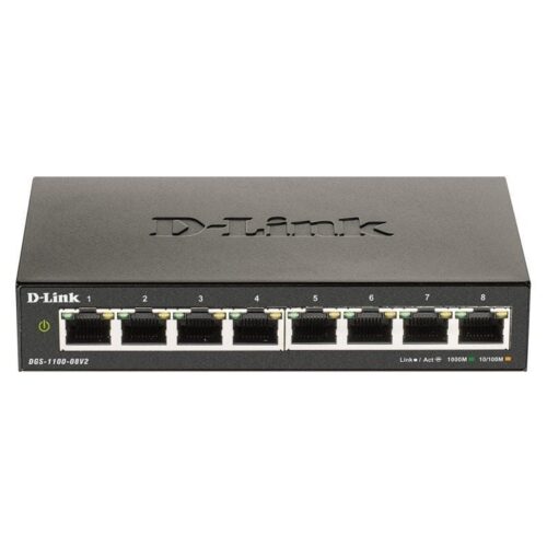 art_dlk-switch20dgs-1100-08v220e_1-2 Switch Gestionable D-Link DGS-1100-08V2 8 Puertos/ RJ-45 10/100/1000
