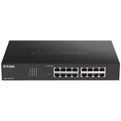art_dlk-switch20dgs-1100-16v220e_1-1 Switch Gestionable D-Link DGS-1100-16V2 16 Puertos/ RJ-45 Gigabit 10/100/1000