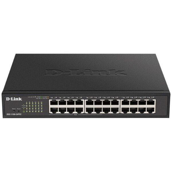 art_dlk-switch20dgs-1100-24pv220e_1-2 Switch Gestionable D-Link DGS-1100-24PV2 24 Puertos/ RJ-45 Gigabit 10/100/1000 PoE