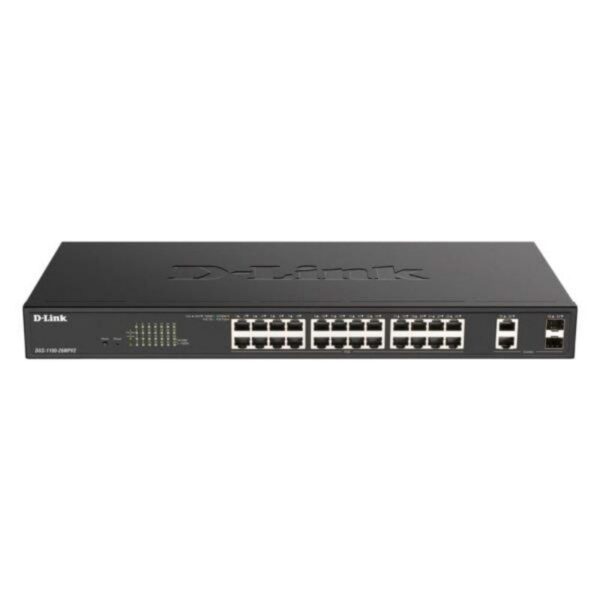art_dlk-switch20dgs-1100-26mpv220e_1-2 Switch Gestionable D-Link DGS-1100-26MPV2 26 Puertos/ RJ-45 10/100/1000/ SFP/ PoE