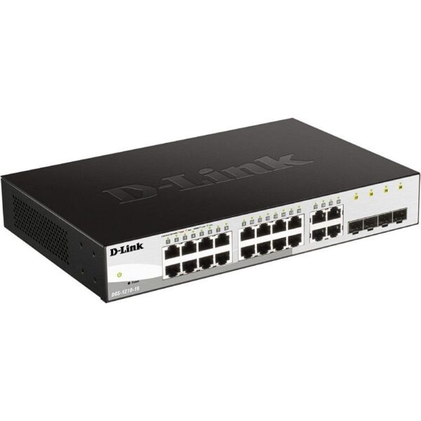art_dlk-switch20dgs-1210-1620e_2 Switch Gestionado D-Link DGS-1210-16 16 Puertos/ Gigabit 10/100/1000/ SFP