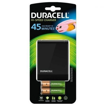 art_drc-bat20cef27eu-eu_1-1 Cargador de Pilas Duracell CEF27EU-EU/ capacidad 2 pilas AA y AAA/ 2 Pilas AA y 2 AAA Incluidas