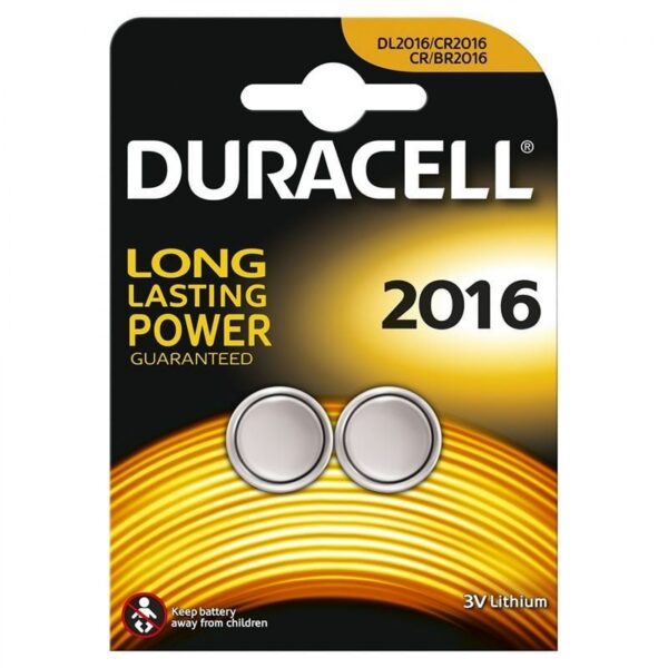 art_drc-pila20dl2016b220pack202_1-2 Pack de 2 Pilas de Botón Duracell DL2016B2/ 3V