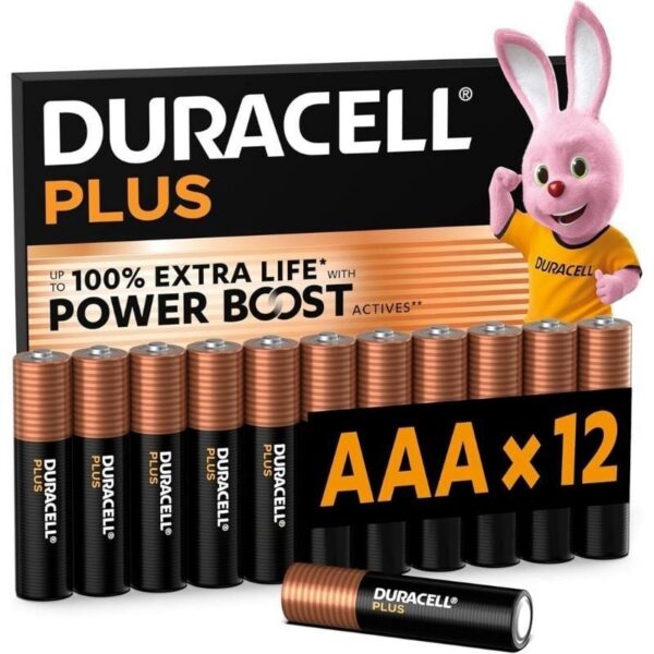 art_drc-pila20dpblr3b12_1-2 Pack de 12 Pilas AAA Duracell Plus Power Boost DPBLR3B12/ 1.5V/ Alcalinas