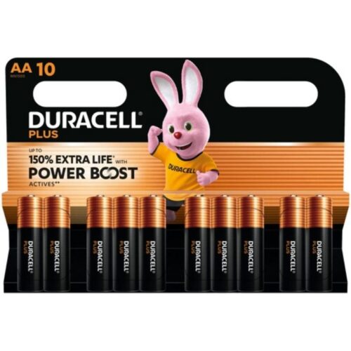 art_drc-pila20dpblr6b10_1-3 Pack de 10 Pilas AA Duracell Plus Power Boost DPBLR6B10/ 1.5V/ Alcalinas
