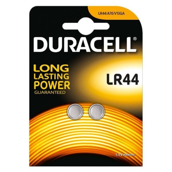 art_drc-pila20lr44_1-2 Pack de 2 Pilas de Botón Duracell LR44/ 1.5V/ Alcalinas