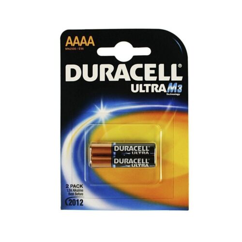 art_drc-pila20mx2500_1-2 Pack de 2 Pilas AAAA Duracell Ultra MX2500/ 1.5V/ Alcalinas