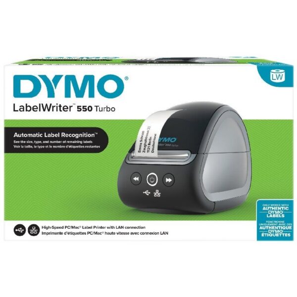 art_dym-labelwriter55020turbo_2 Impresora de Etiquetas Dymo LabelWriter 550 Turbo/ Térmica/ USB/ Negra