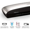 Plastificadora Fellowes Spectra A4/ hasta A4 y 125 Micras/ Negra y Gris