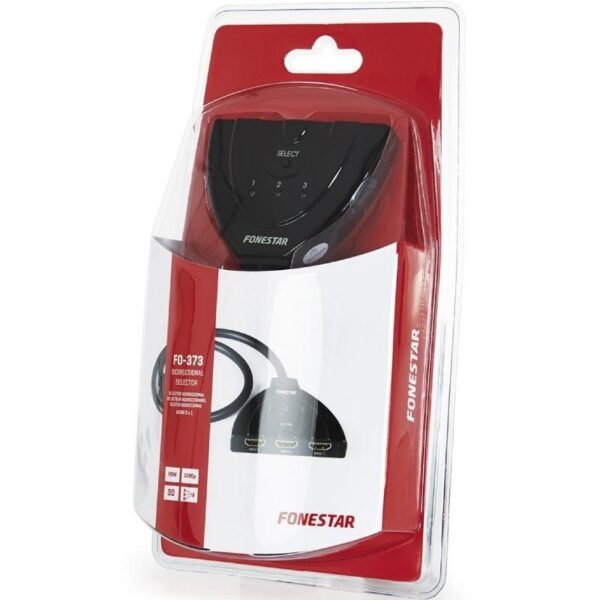 Splitter HDMI 3 en 1 Fonestar FO-373 - 3xHDMI 1080p