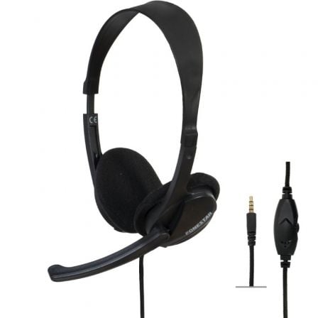 art_fone-aur20home-3520bk_1 Auriculares Fonestar HOME-35 con Micrófono/ Jack 3.5/ Negros