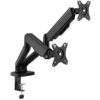 Soporte de Mesa para 2 Monitores Fonestar SMM-112PR - Ajustable 360º y 9kg
