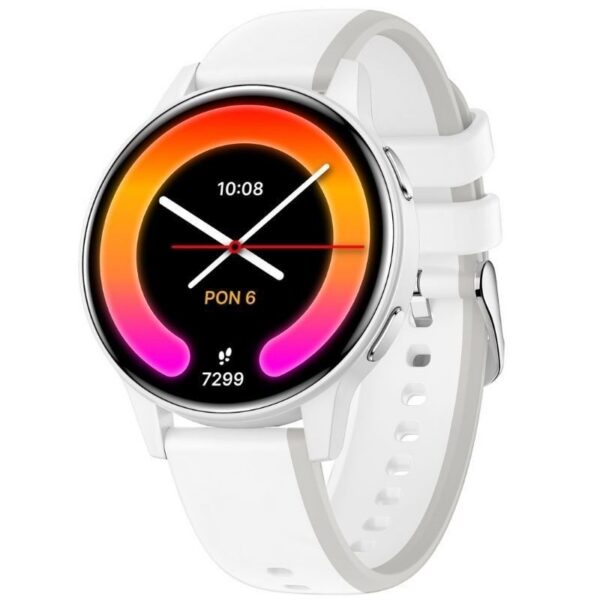 Smartwatch IGO Watch 4 JW-600 - Pantalla AMOLED 1.28'' - Monitoreo Salud - Bluetooth 5.3 - Blanco