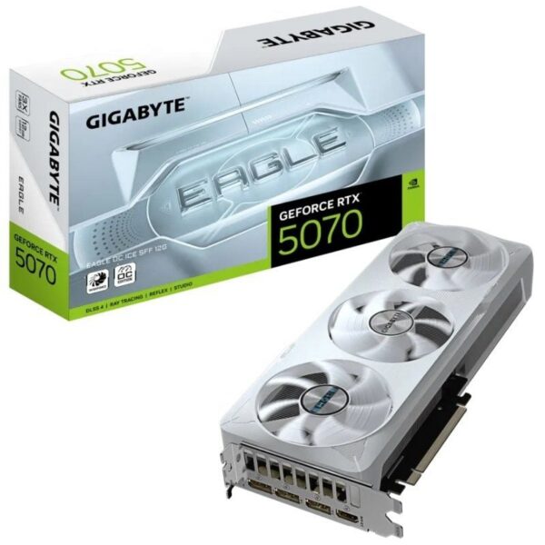 art_gig-gf20rtx507020ea20ocisf2012g_1-2 Tarjeta Gráfica Gigabyte GeForce RTX 5070 EAGLE OC ICE SFF/ 12GB GDDR7