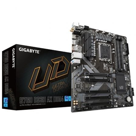 Placa Base Gigabyte B760 DS3H AX DDR4 Socket 1700/ DDR4/ PCIe 4.0
