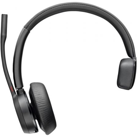 art_hp-pol2077y97aa_1-1 Auricular Inalámbrico Poly Voyager 4310-M para Microsoft Teams + Adaptador BT700 + Base de Carga/ con Micrófono/ Bluetooth/ Negro