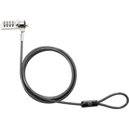 art_hpap-cab20t0y16aa_1-2 Cable de Seguridad para Portátiles HP T0Y16AA/ 1.22m