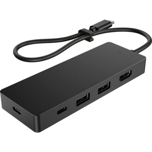 Docking USB Tipo-C HP G3/ 2xUSB/ 1xUSB Tipo-C/ 1xHDMI 4K/ 1xUSB Tipo-C PD/ Negro